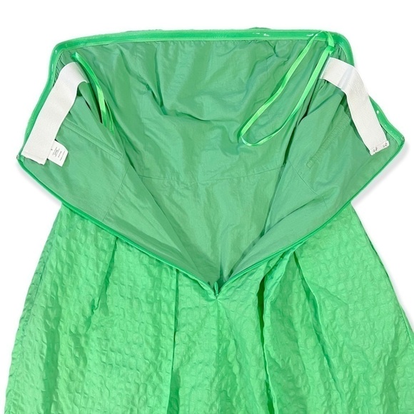 J Crew Textured Strapless Fit and Flare Dress sz 0 - Picture 6 of 13